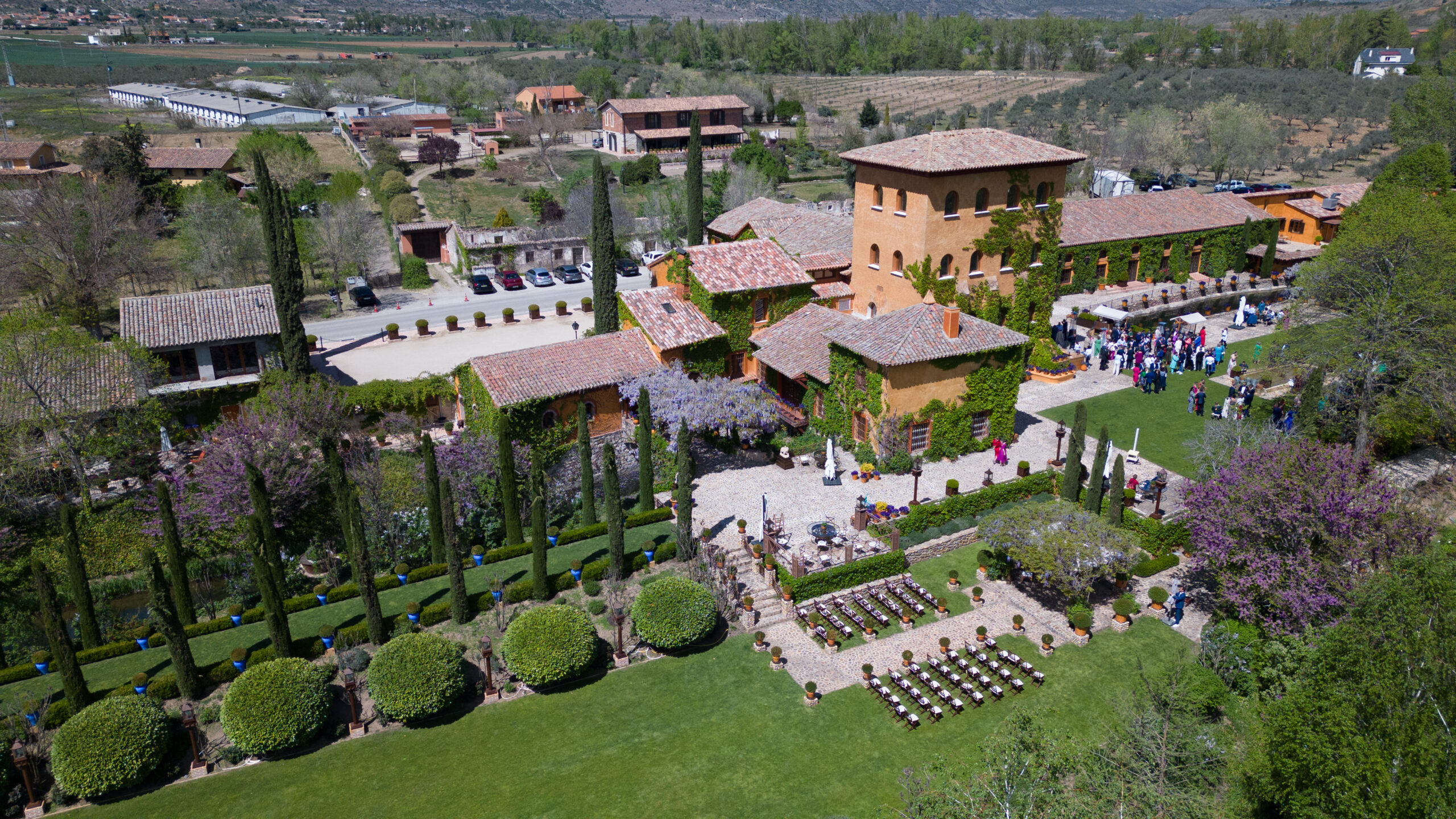 Fotografía de boda - Vista aérea del lugar
