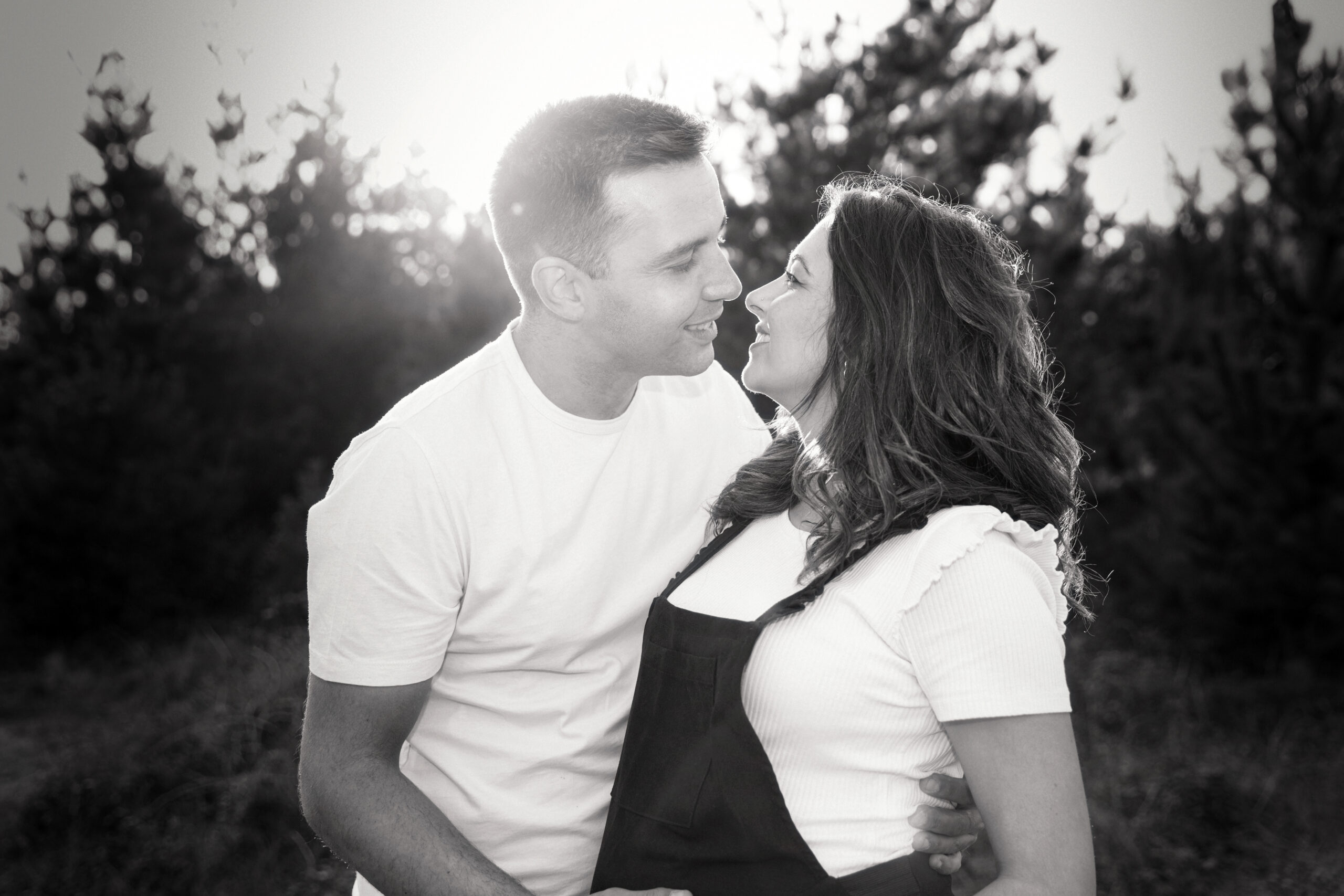 Retrato fotográfico de embarazo